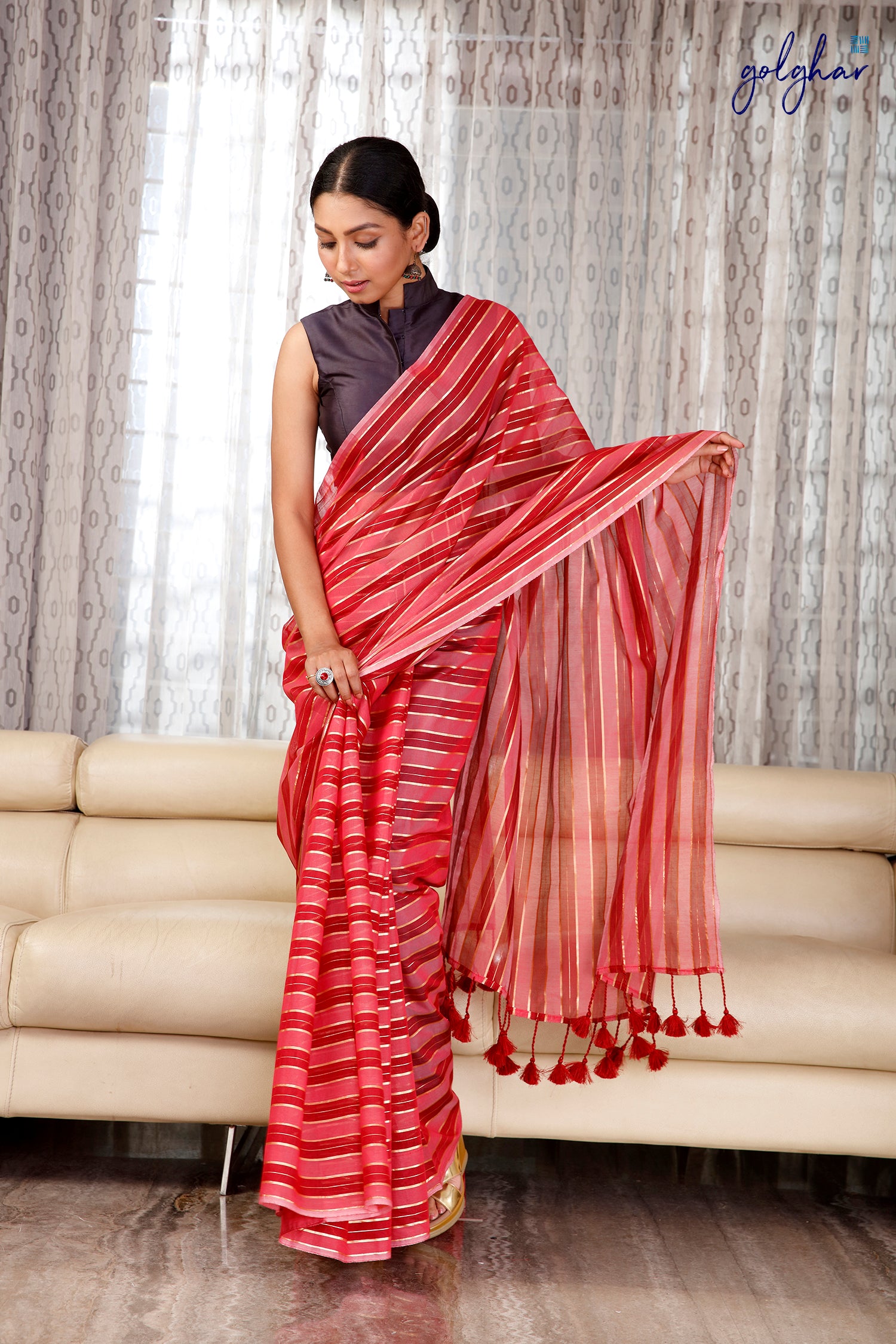 Bright & Blazing (Saree)