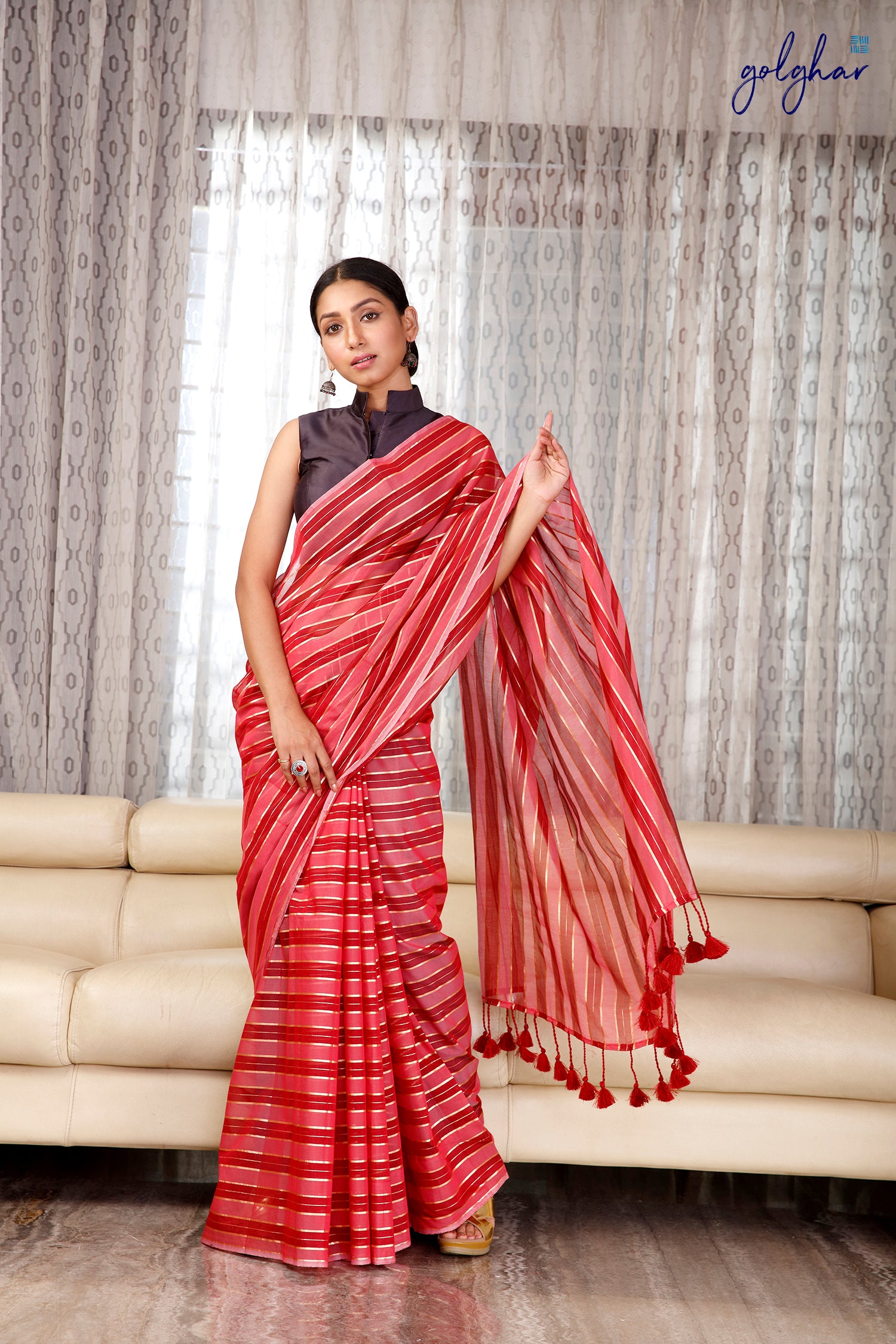 Bright & Blazing (Saree)