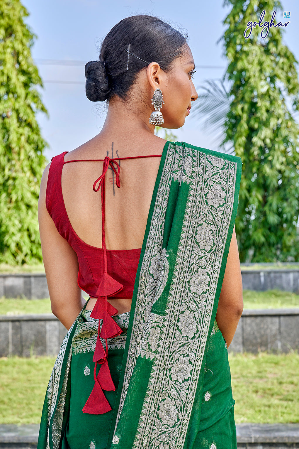 Tik Tok Tassels-Maroon (Blouse)
