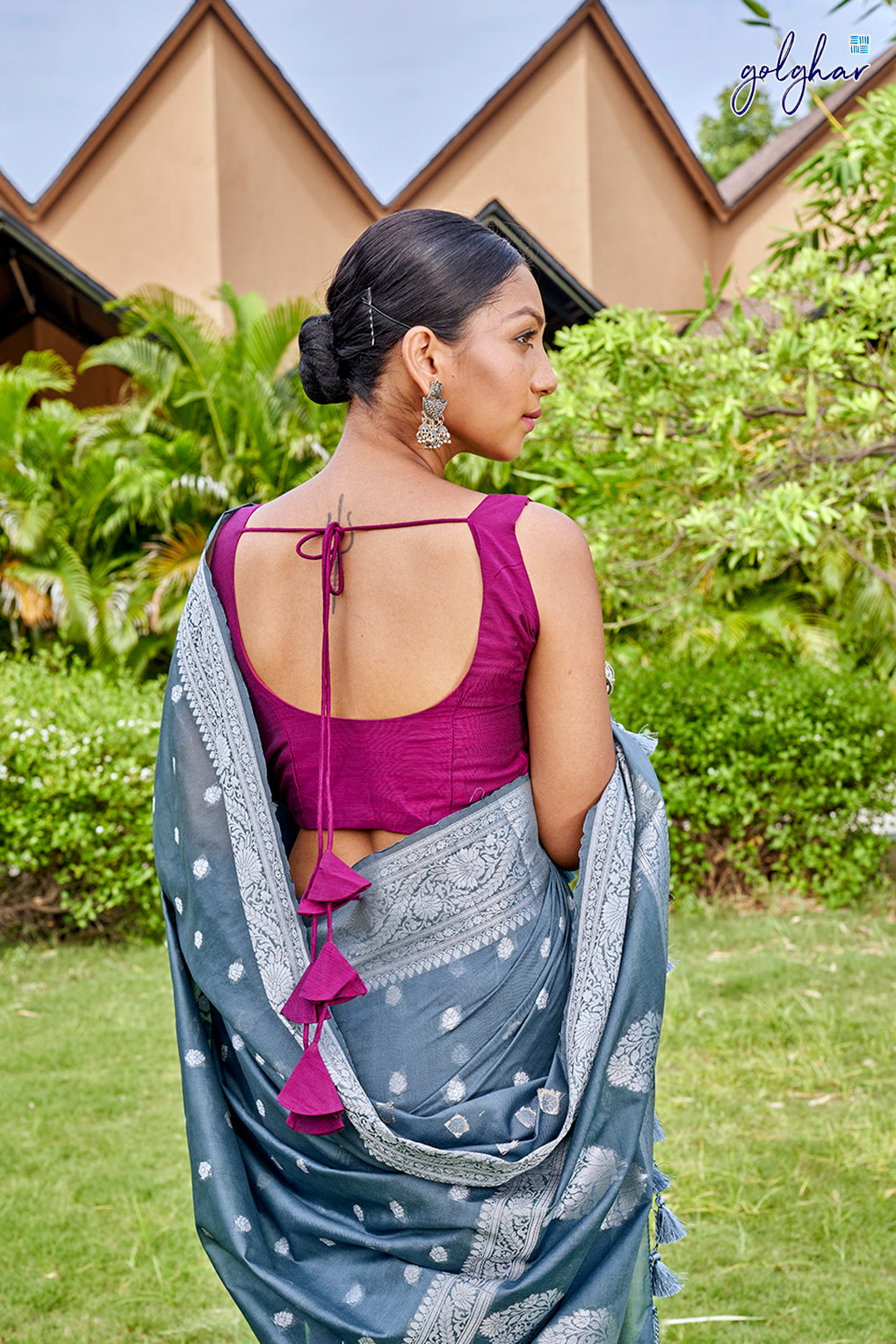 Tik Tok Tassels-Magenta (Blouse)