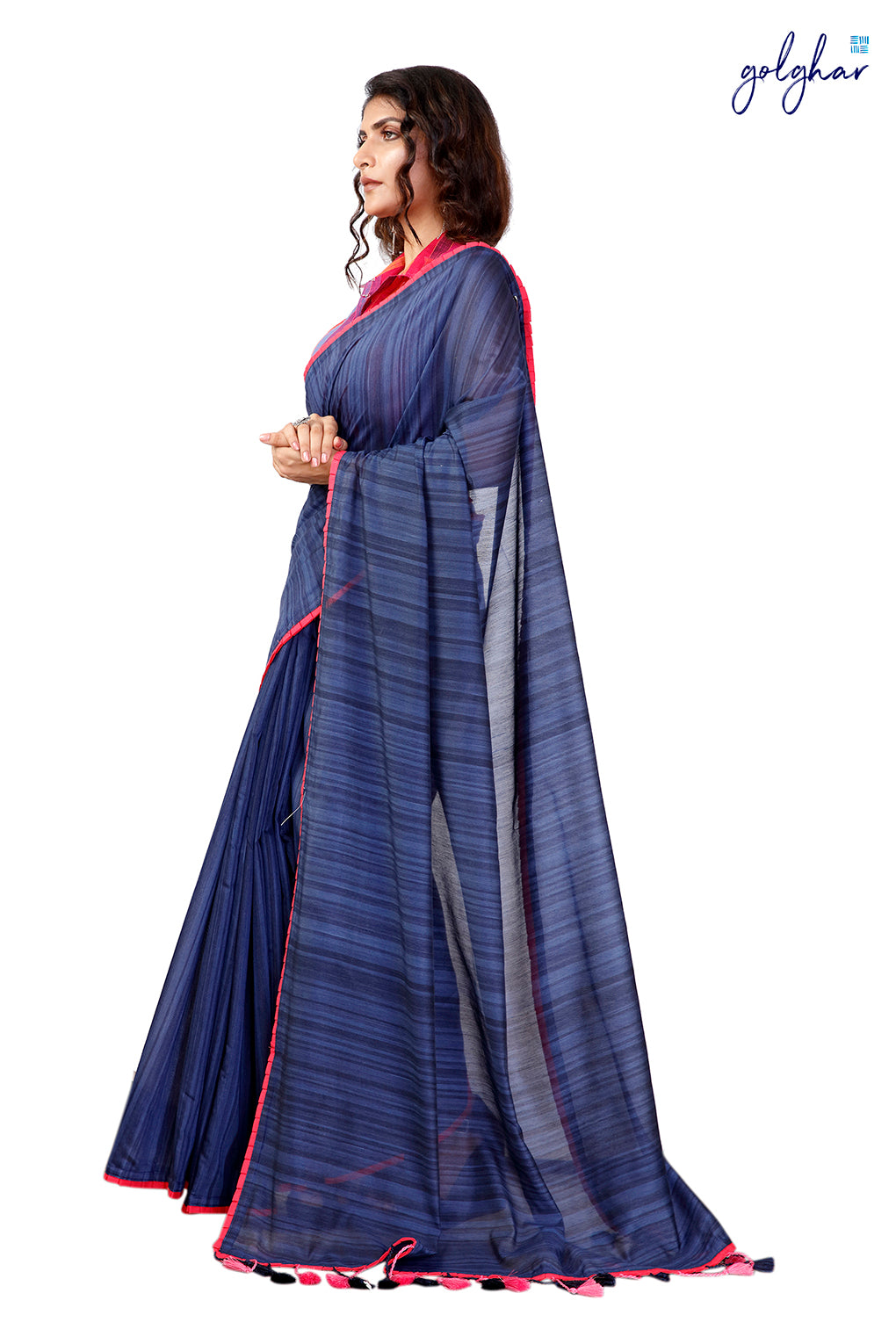 Ombré Blue (Saree)
