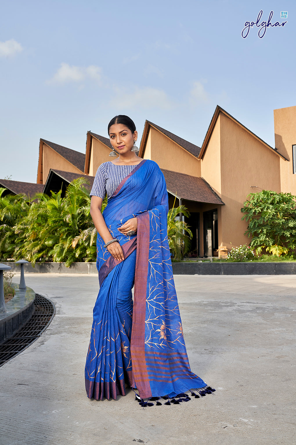 Blessed Blue (Saree)