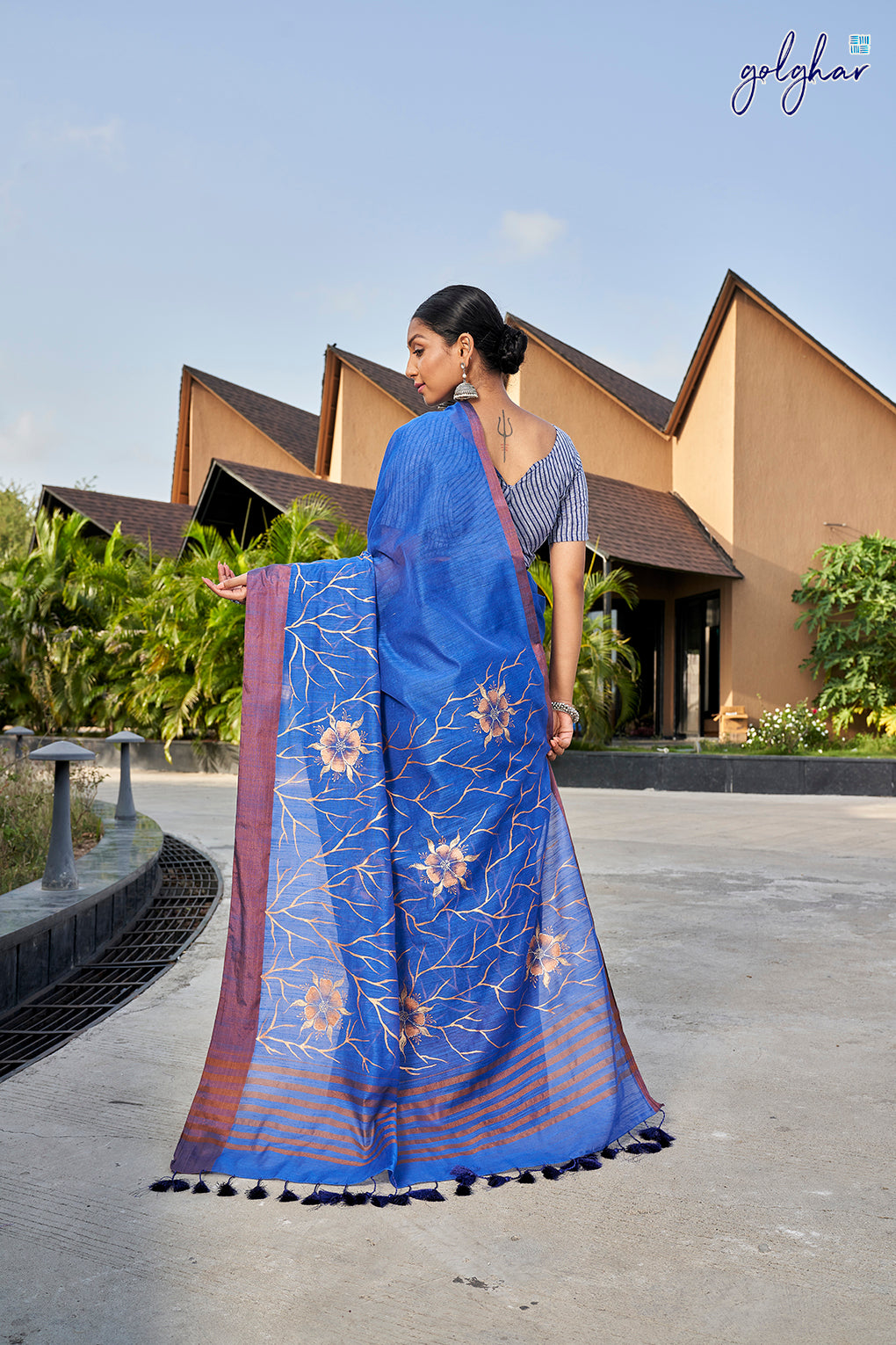 Blessed Blue (Saree)