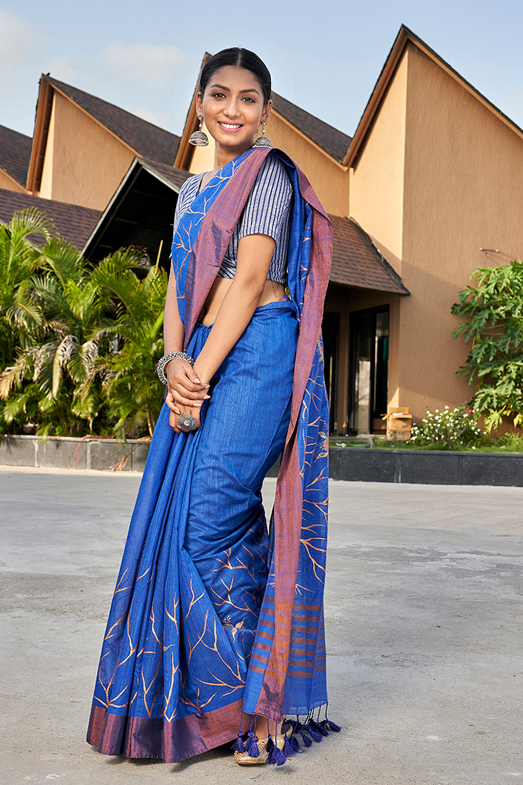 Blessed Blue (Saree)