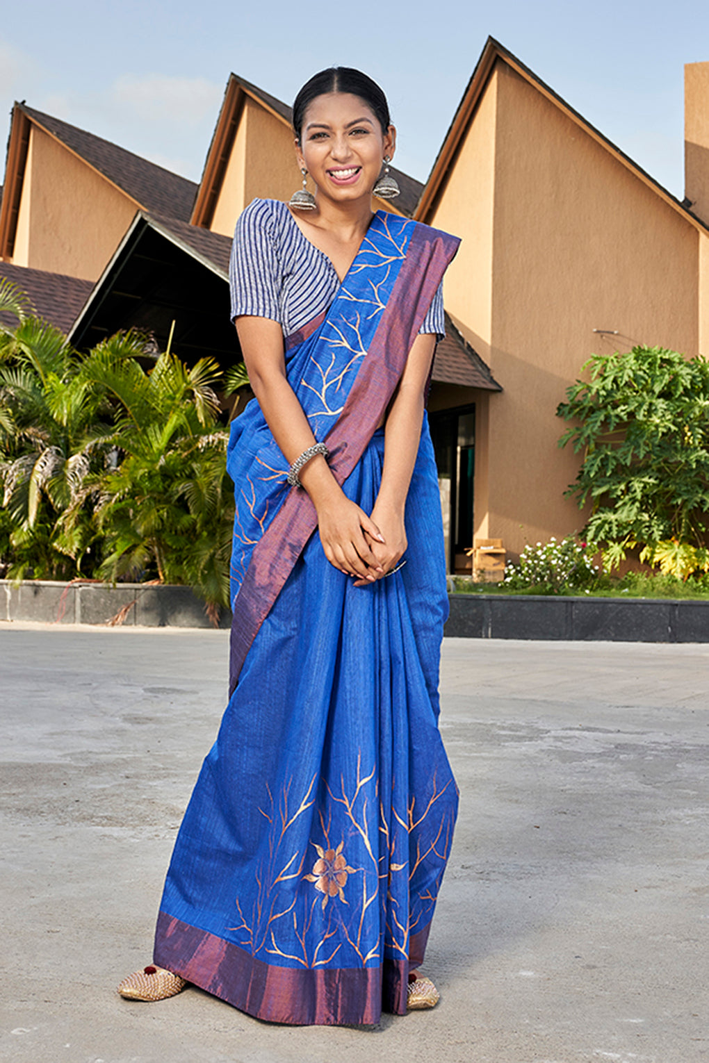 Blessed Blue (Saree)