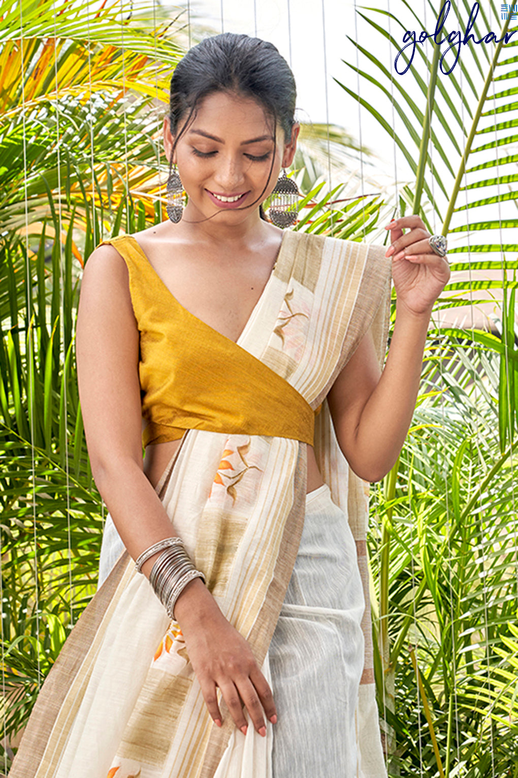 Back me Knot-Mustard (Blouse)