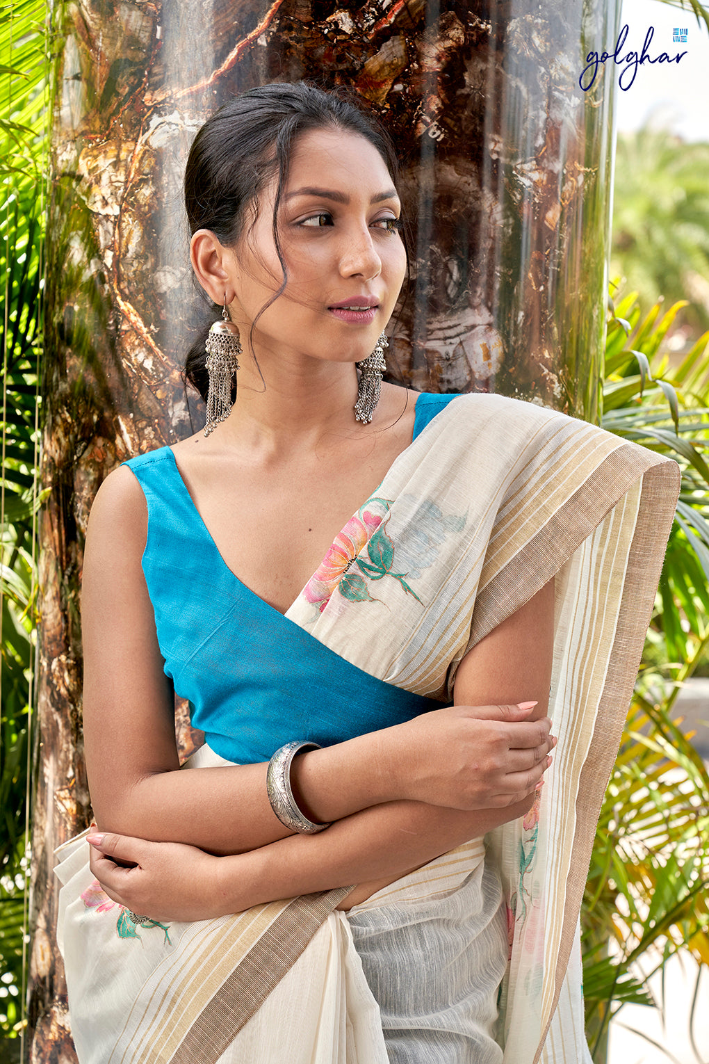 Back me Knot-Sky Blue (Blouse)