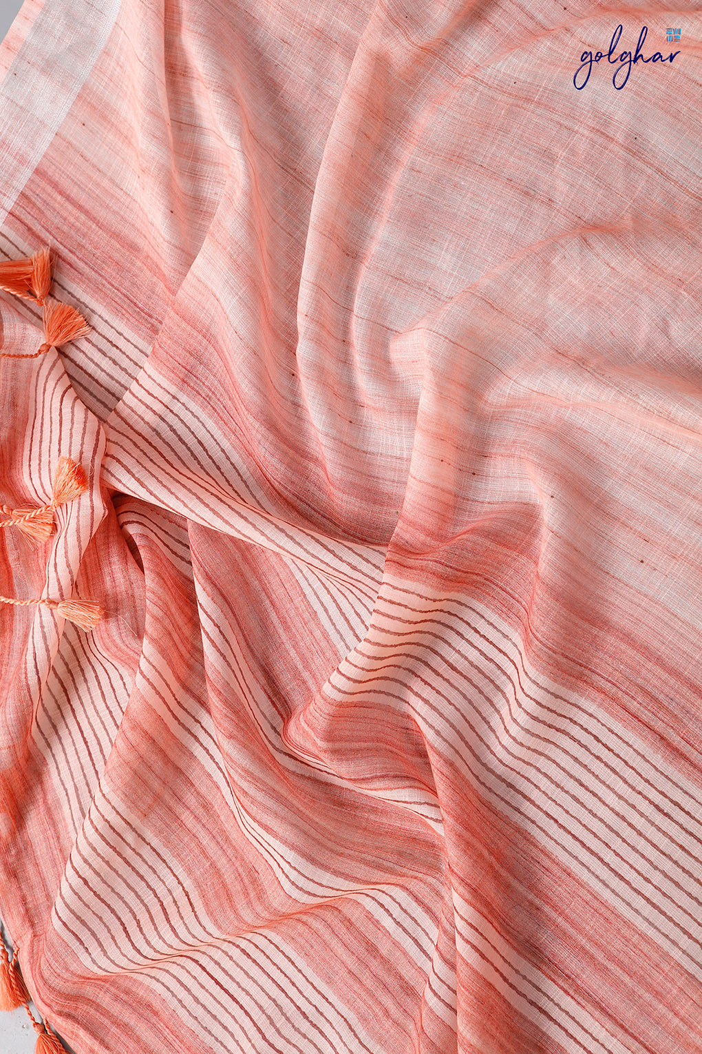 Beachside Peach (Saree)