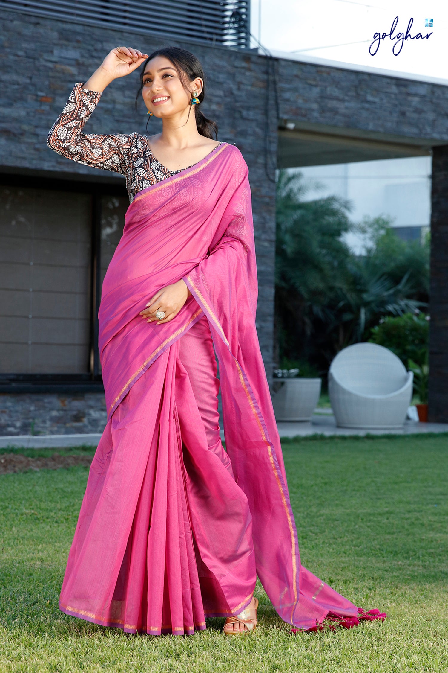 Lilac Cosmo (Saree)