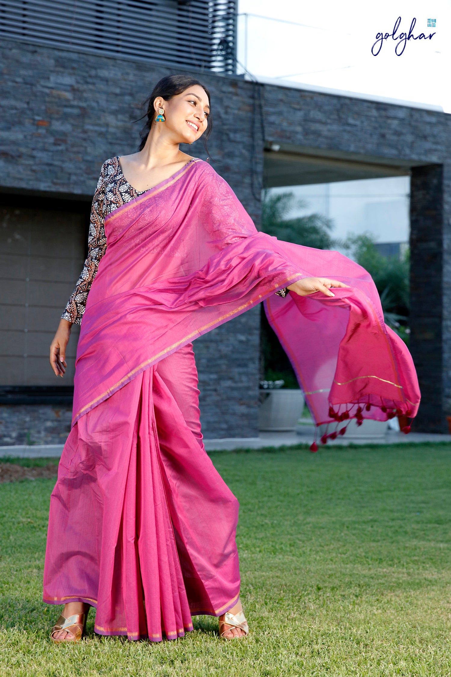 Lilac Cosmo (Saree)