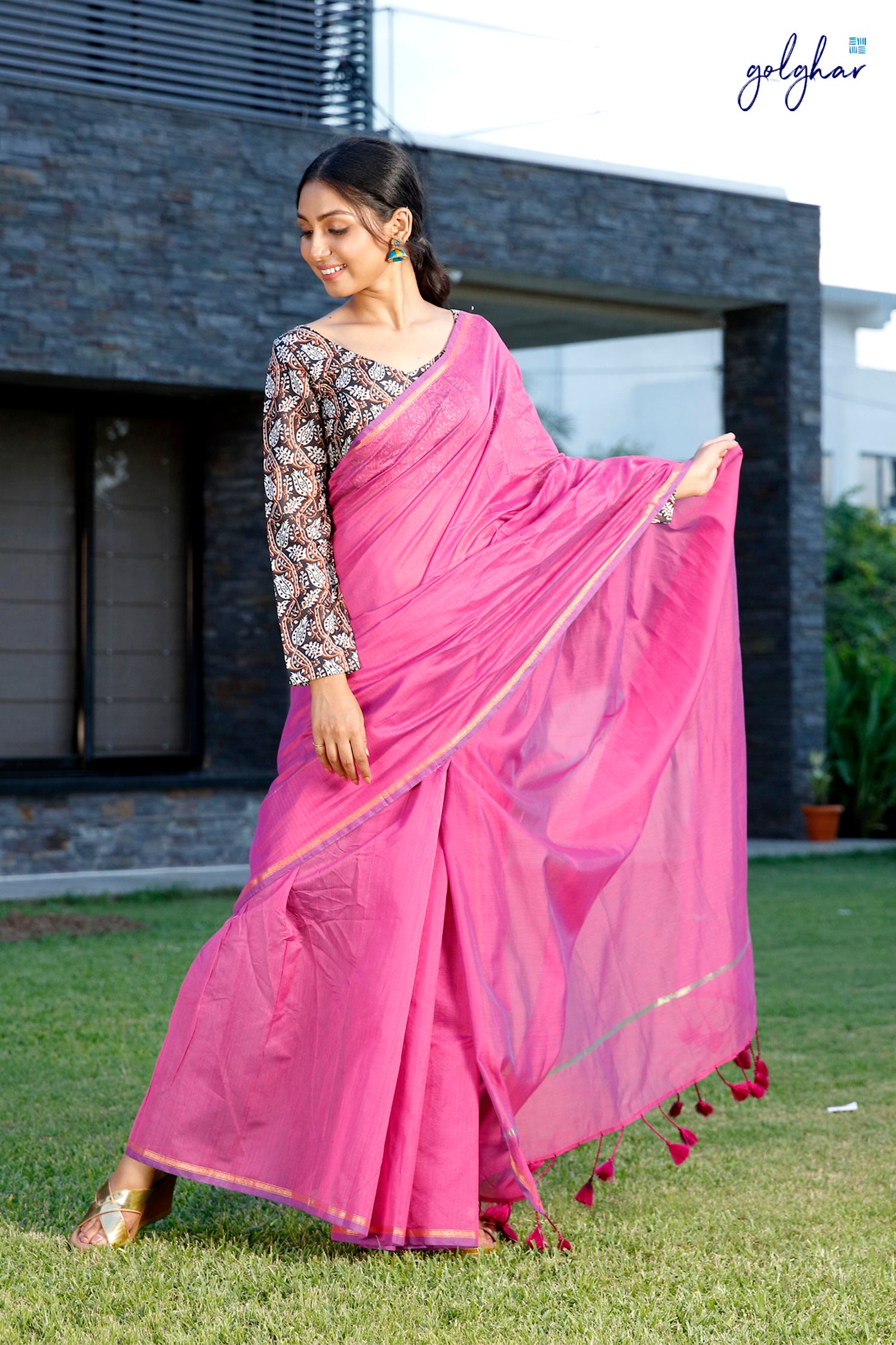 Lilac Cosmo (Saree)