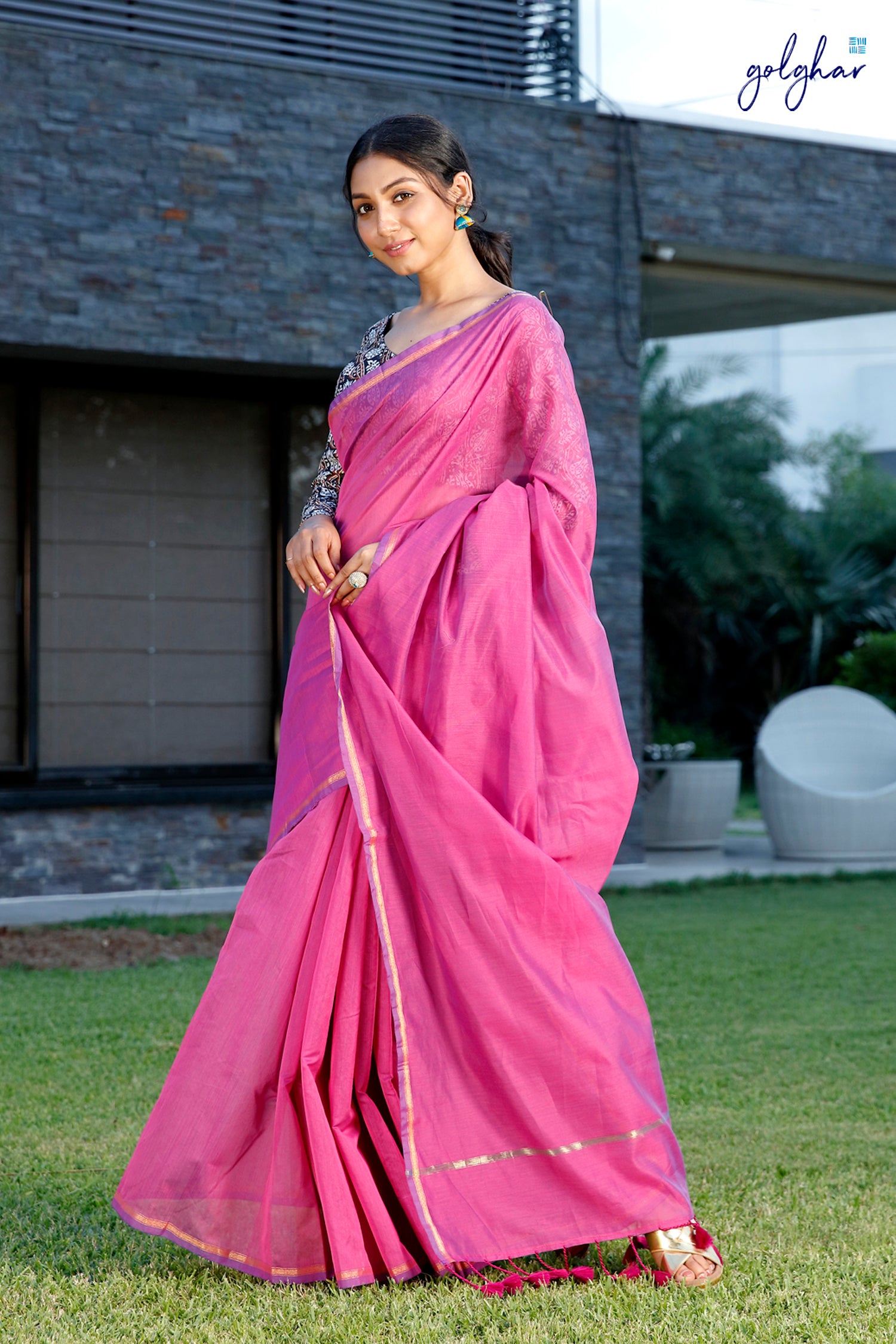 Lilac Cosmo (Saree)