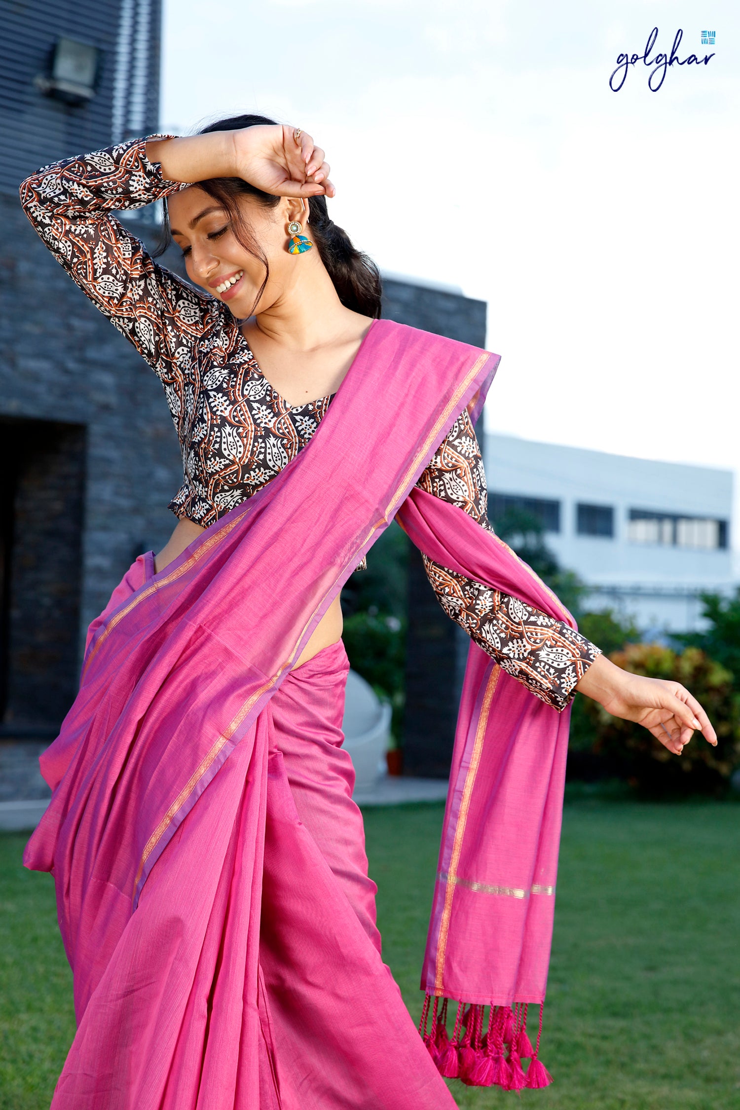 Lilac Cosmo (Saree)