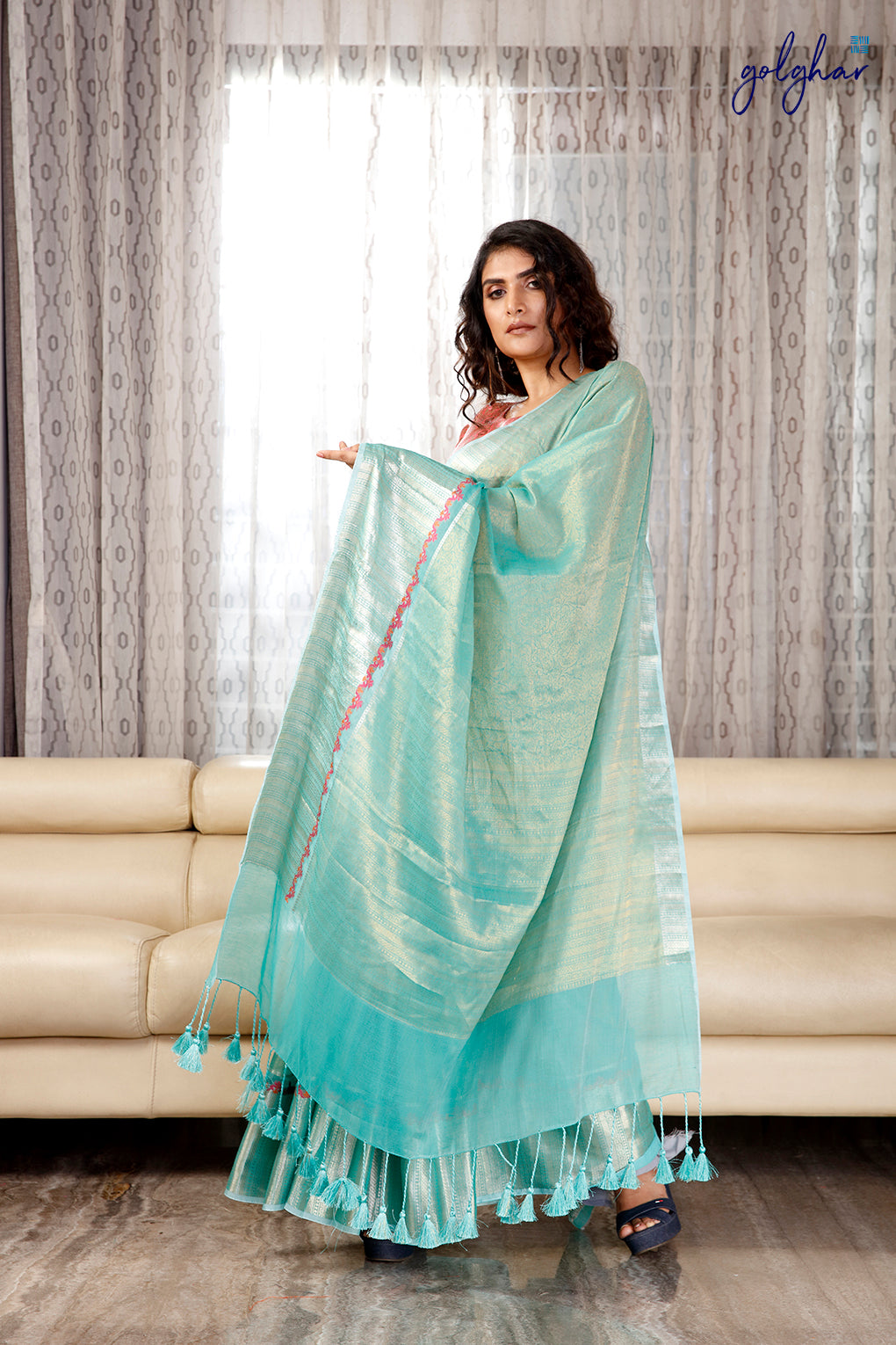 Green Gamble (Saree)