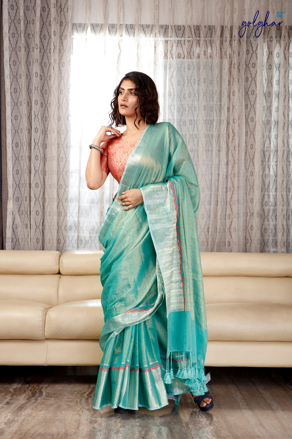 Green Gamble (Saree)