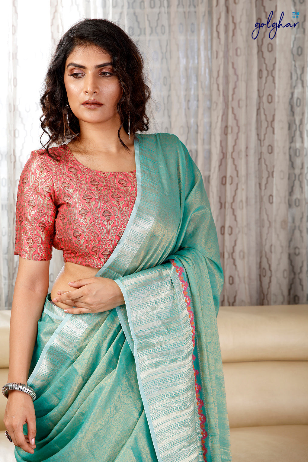 Green Gamble (Saree)