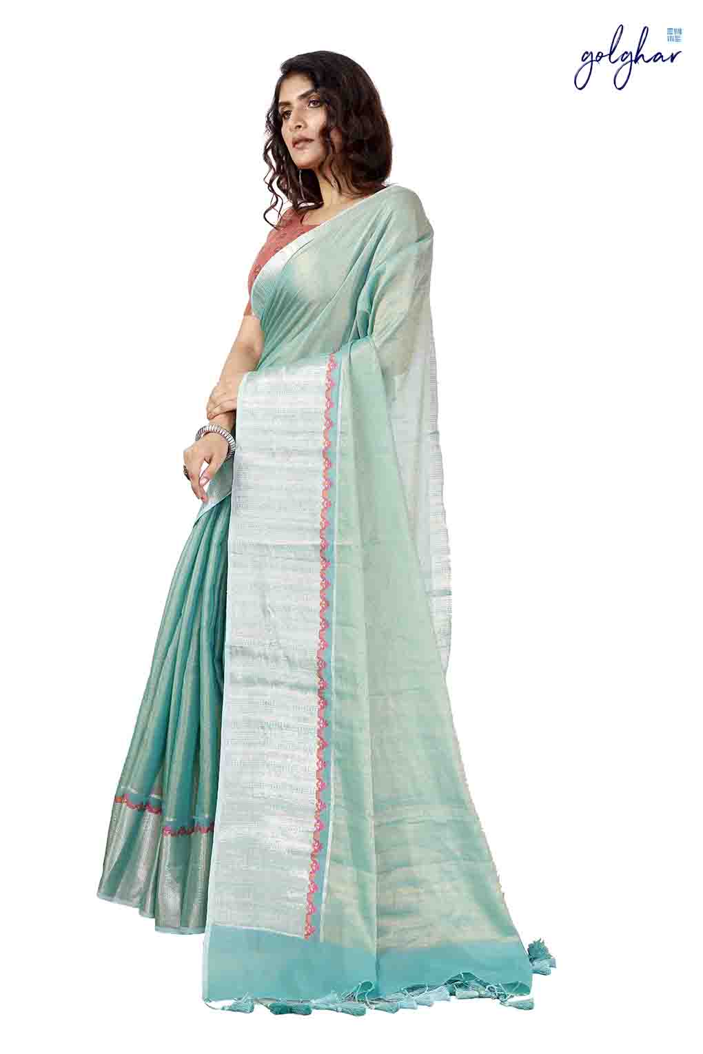 Green Gamble (Saree)