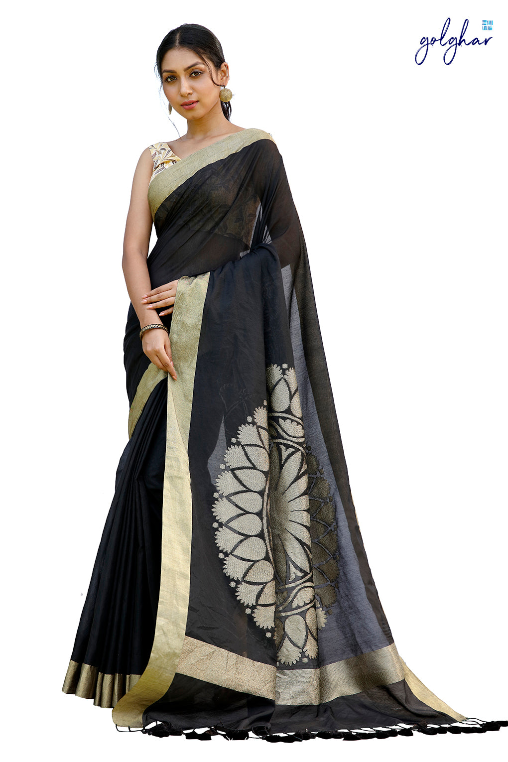 Moonlight Black (Saree)