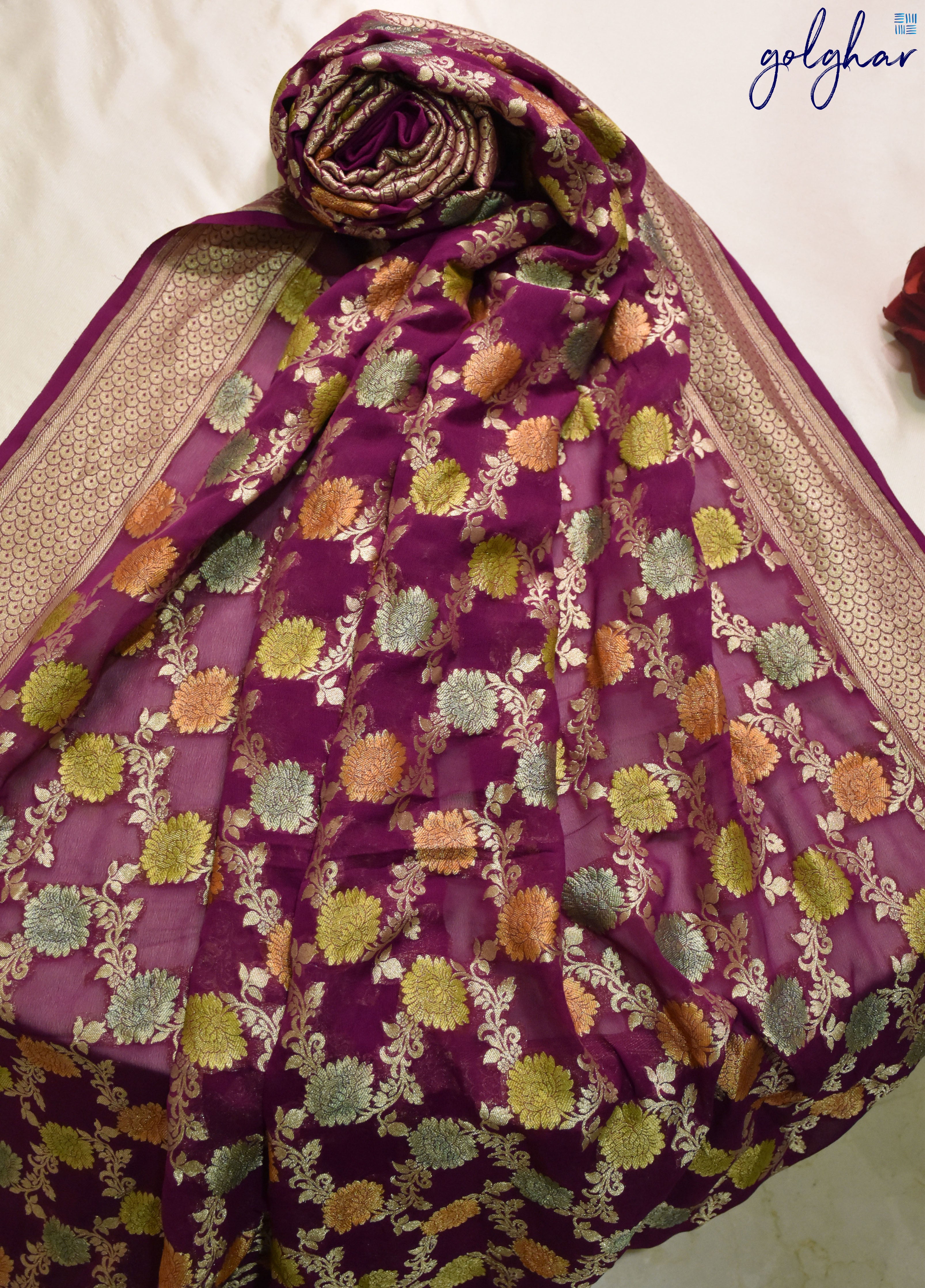 Magentascence (Dupatta)